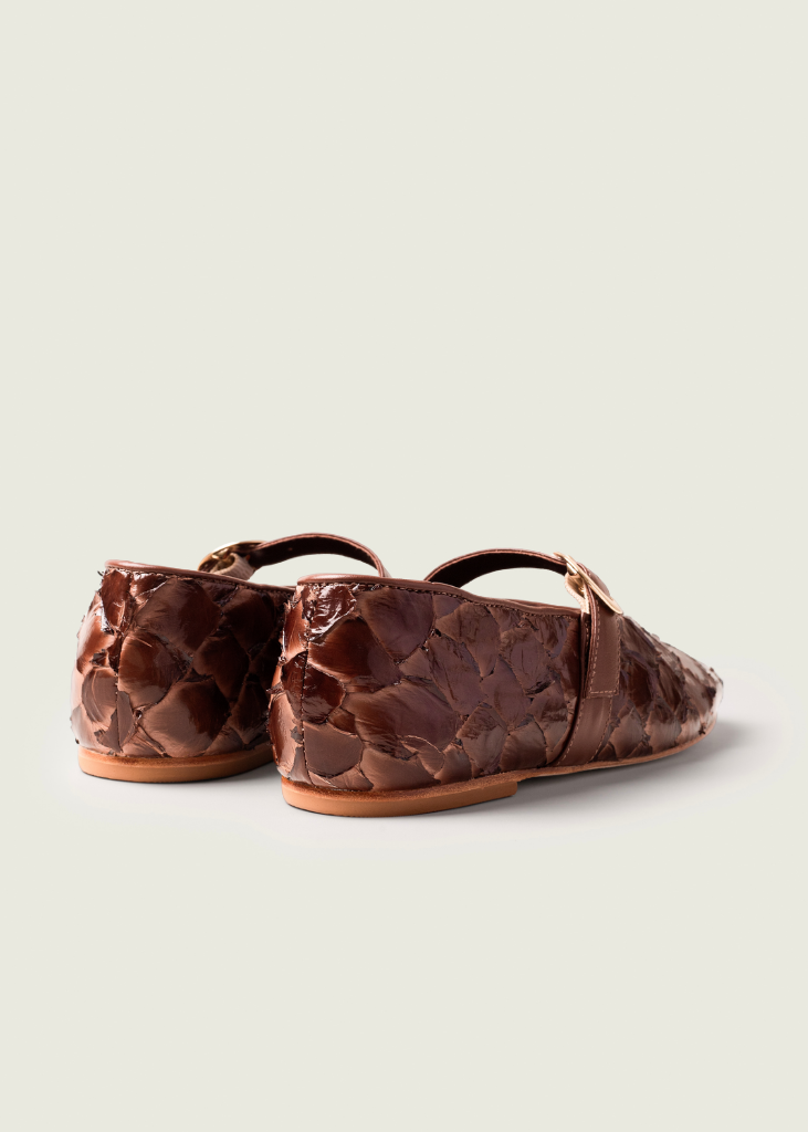 Sapatilha Alexa - Pirarucu caramelo