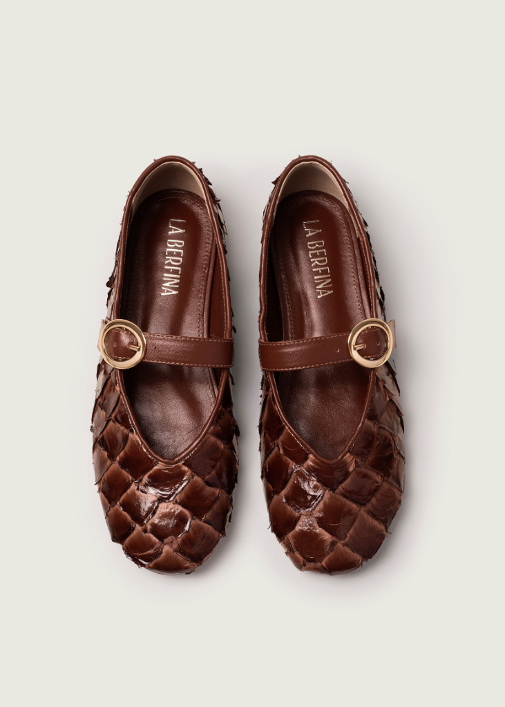 Sapatilha Alexa - Pirarucu caramelo