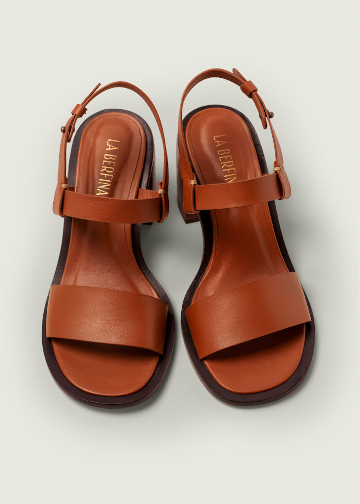 Sandália Clarice - Caramelo