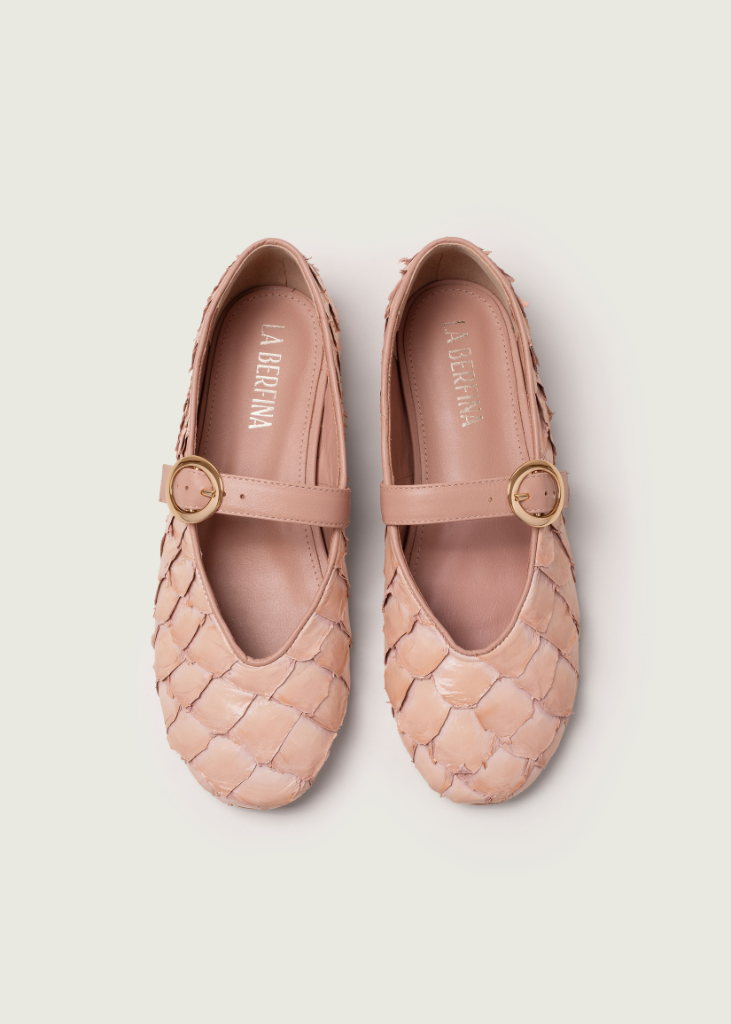 Sapatilha Alexa - Pirarucu rosé